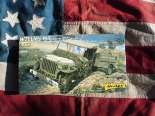 HLR79997  Willys MB Jeep met Trailer